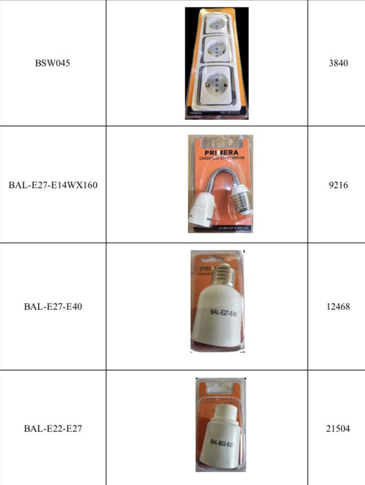 Elektriska tillbehör  Ref.2534